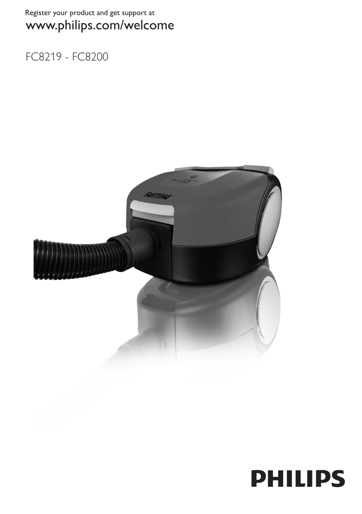 Первая страница инструкции Philips FC8206/02