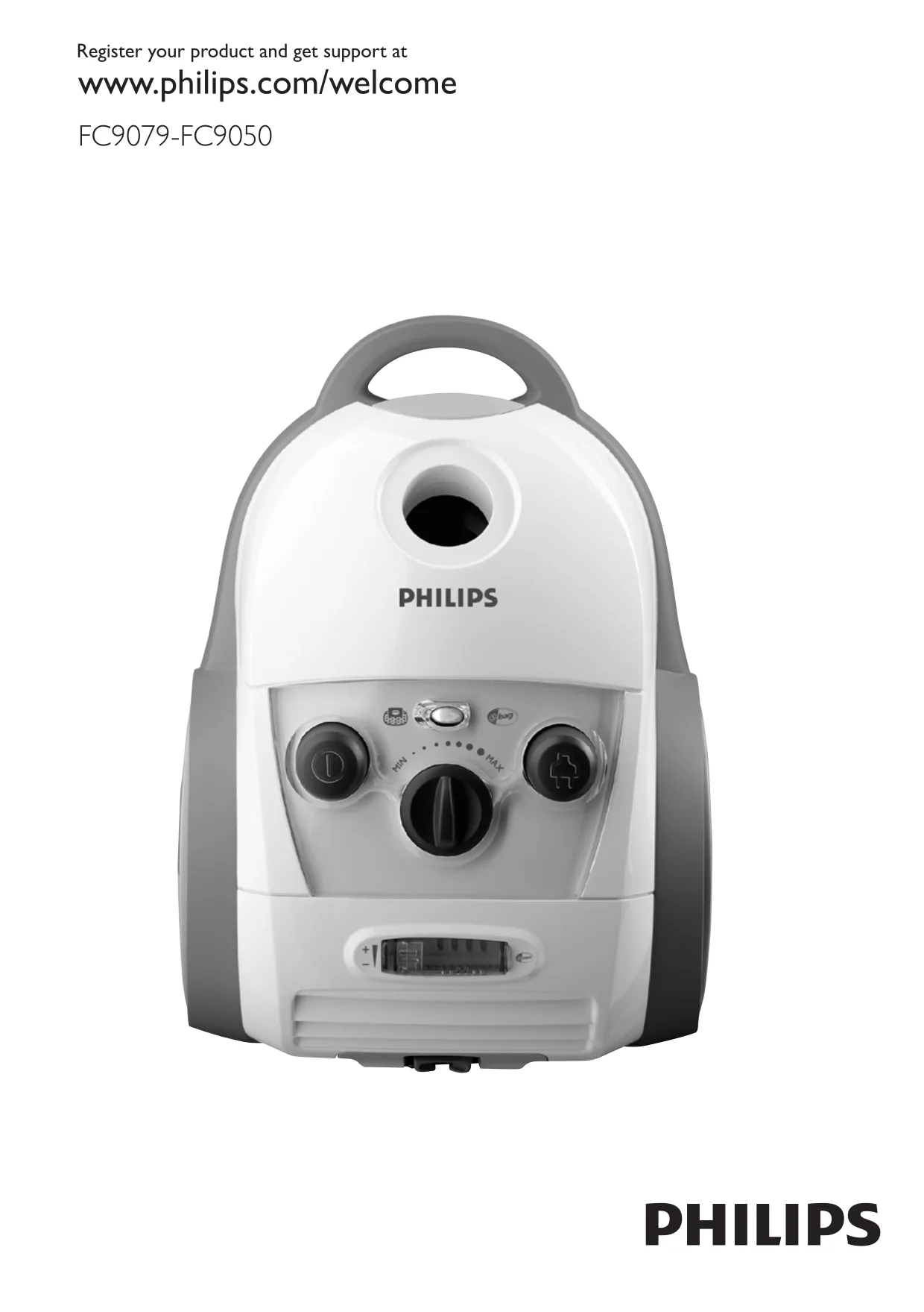 Первая страница инструкции Philips FC9062/01