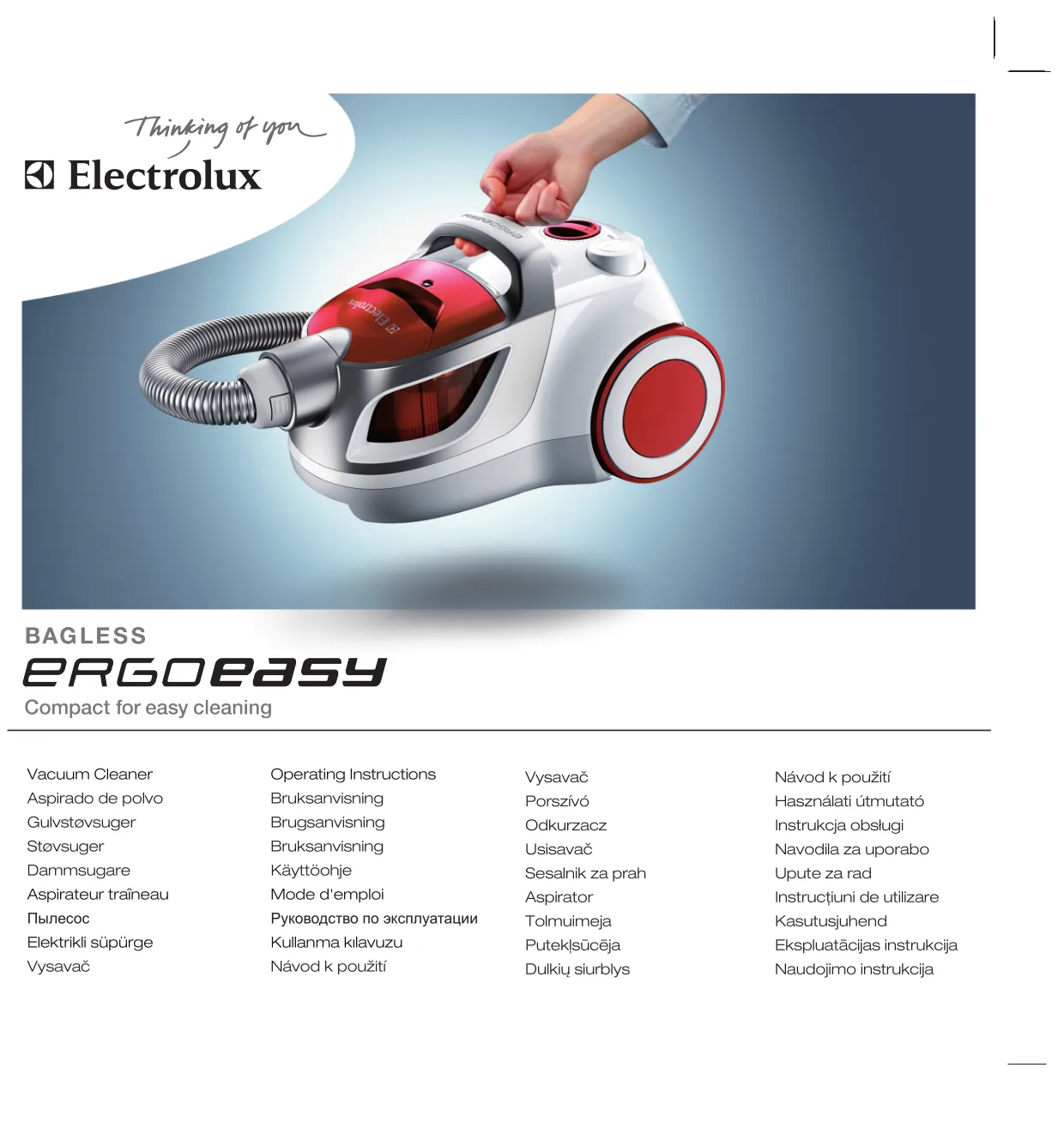 Первая страница инструкции Electrolux ZTF7610