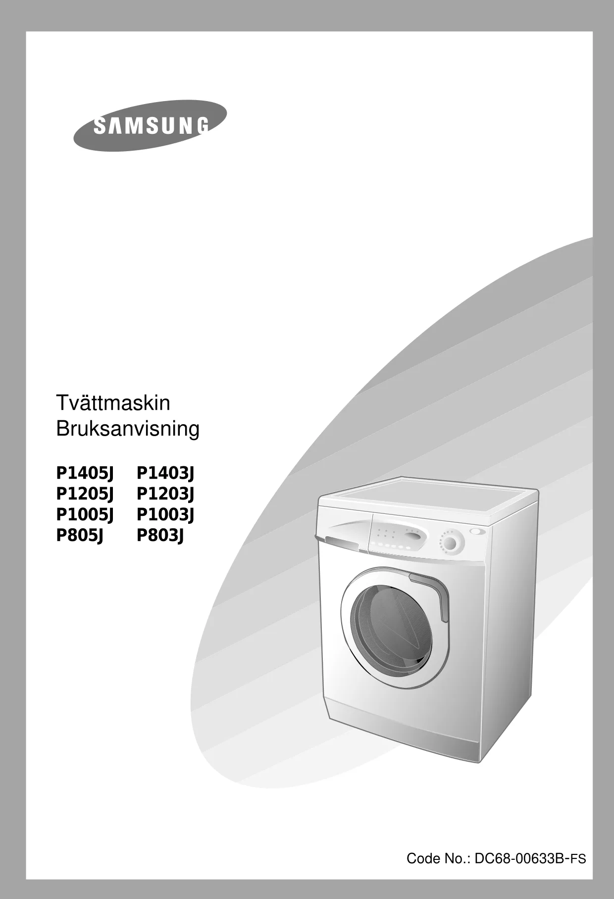 Первая страница инструкции Samsung P1401GW/XEE