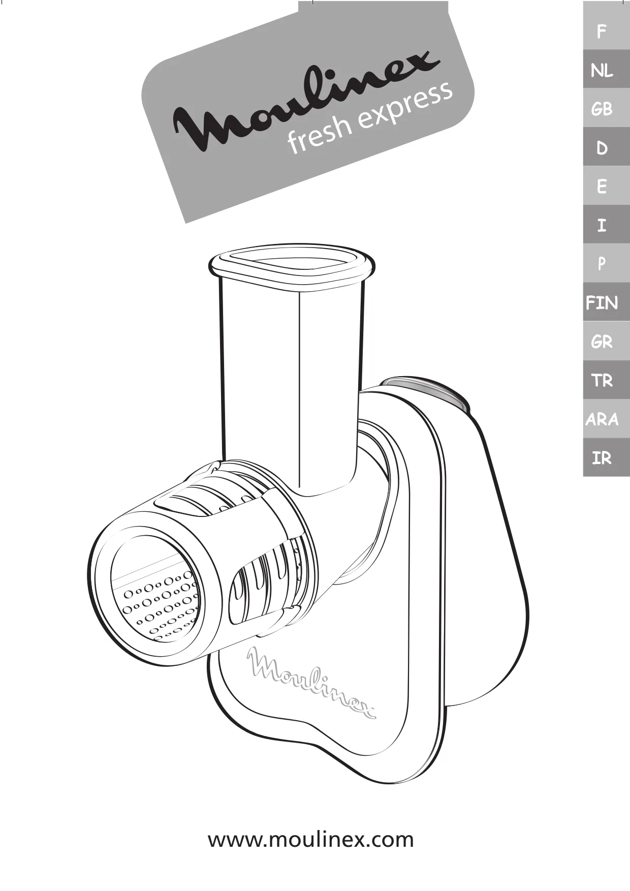 Первая страница инструкции Moulinex DJ753315/35A
