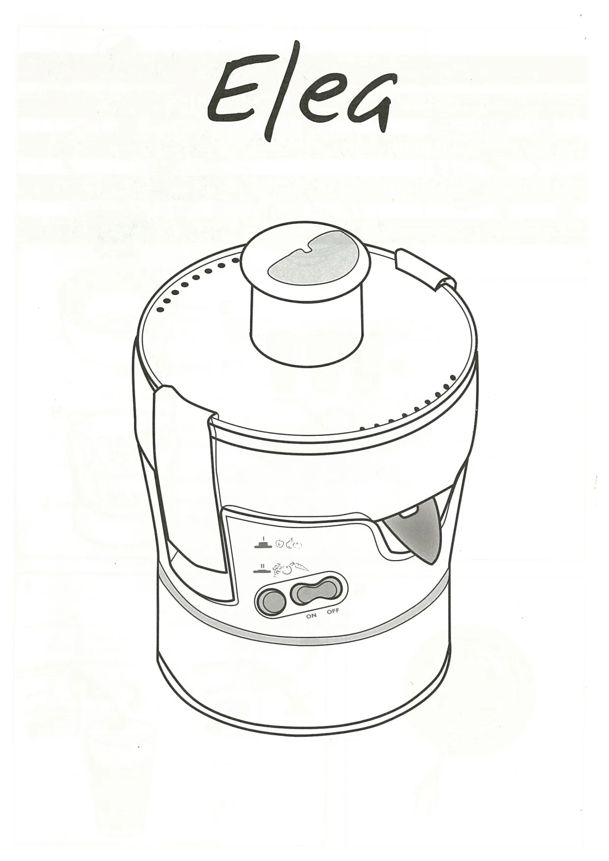 Первая страница инструкции Tefal ZE700131/5D0