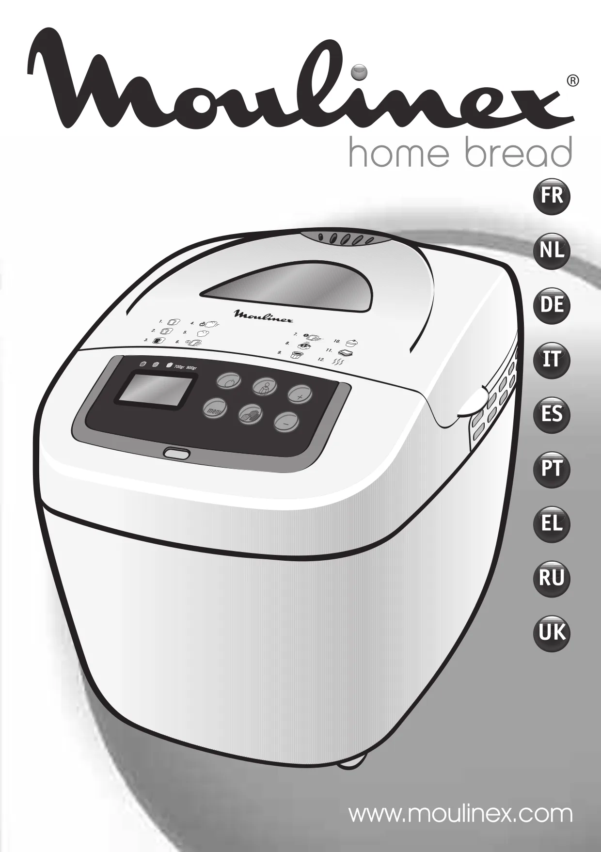 Первая страница инструкции Moulinex OW110130/BA