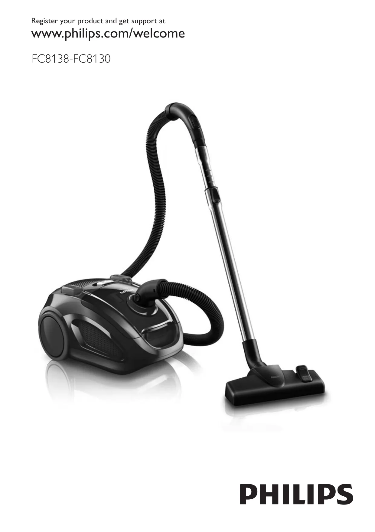 Первая страница инструкции Philips FC8133/01