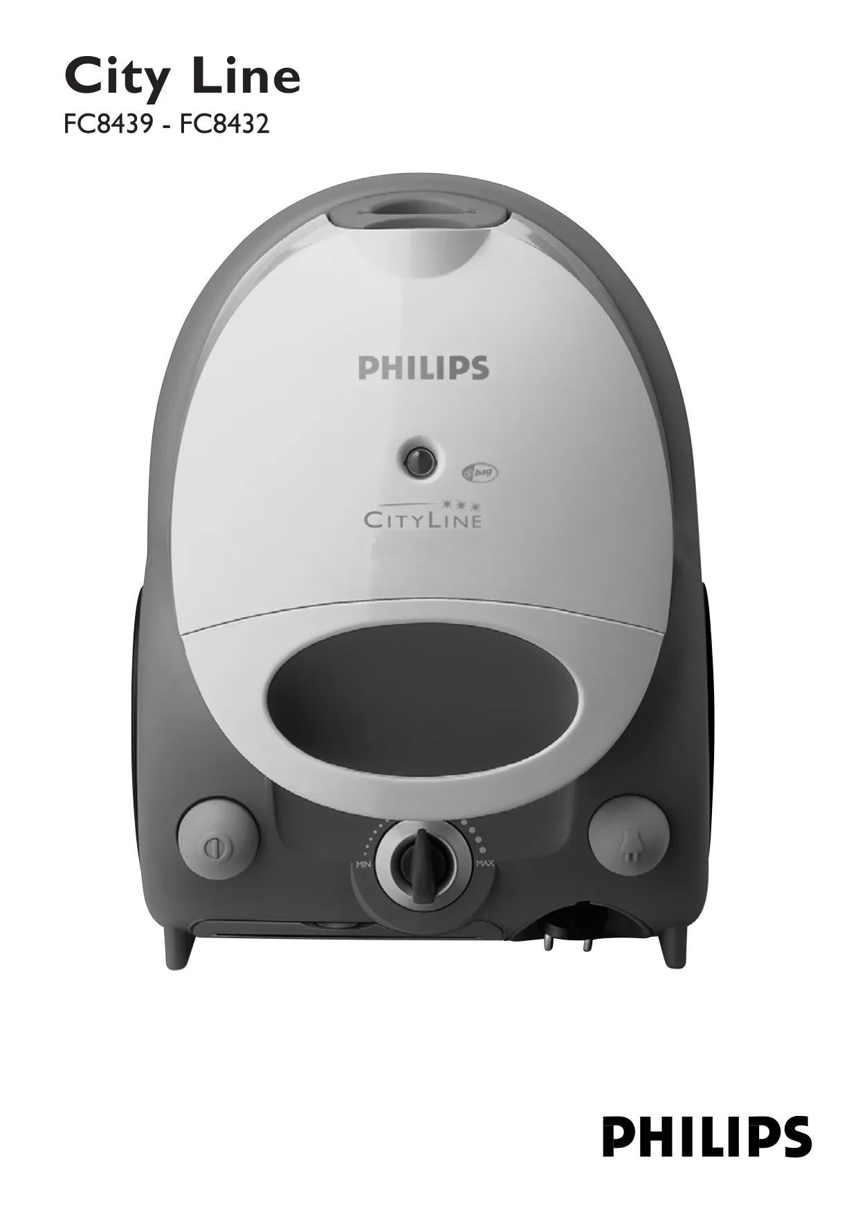 Первая страница инструкции Philips FC8438