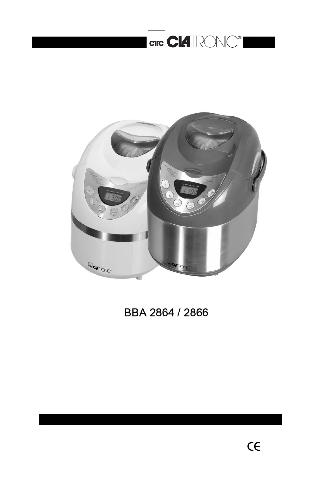 Первая страница инструкции Clatronic BBA2866