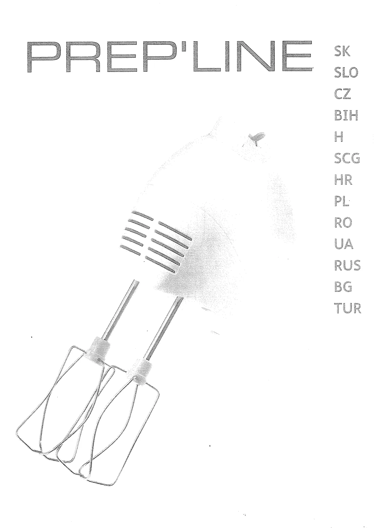 Первая страница инструкции Tefal 814182