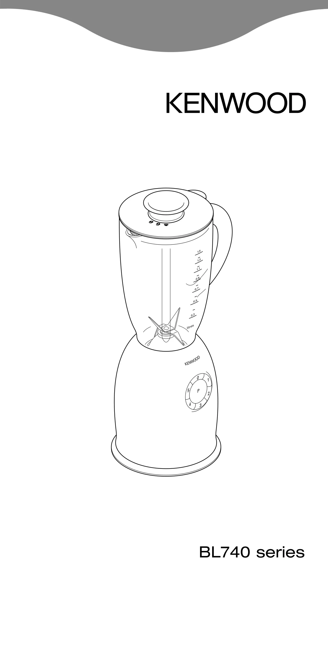 Первая страница инструкции Kenwood BL745