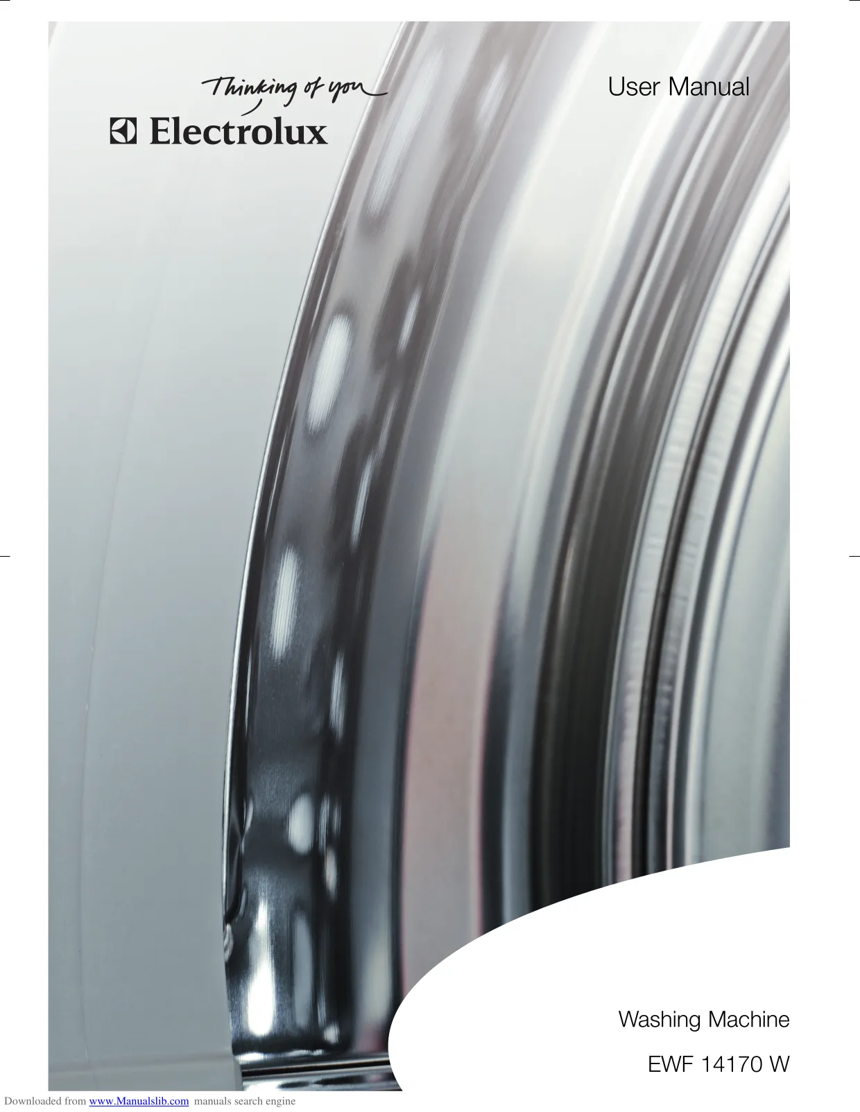 Первая страница инструкции Electrolux EWF14170W